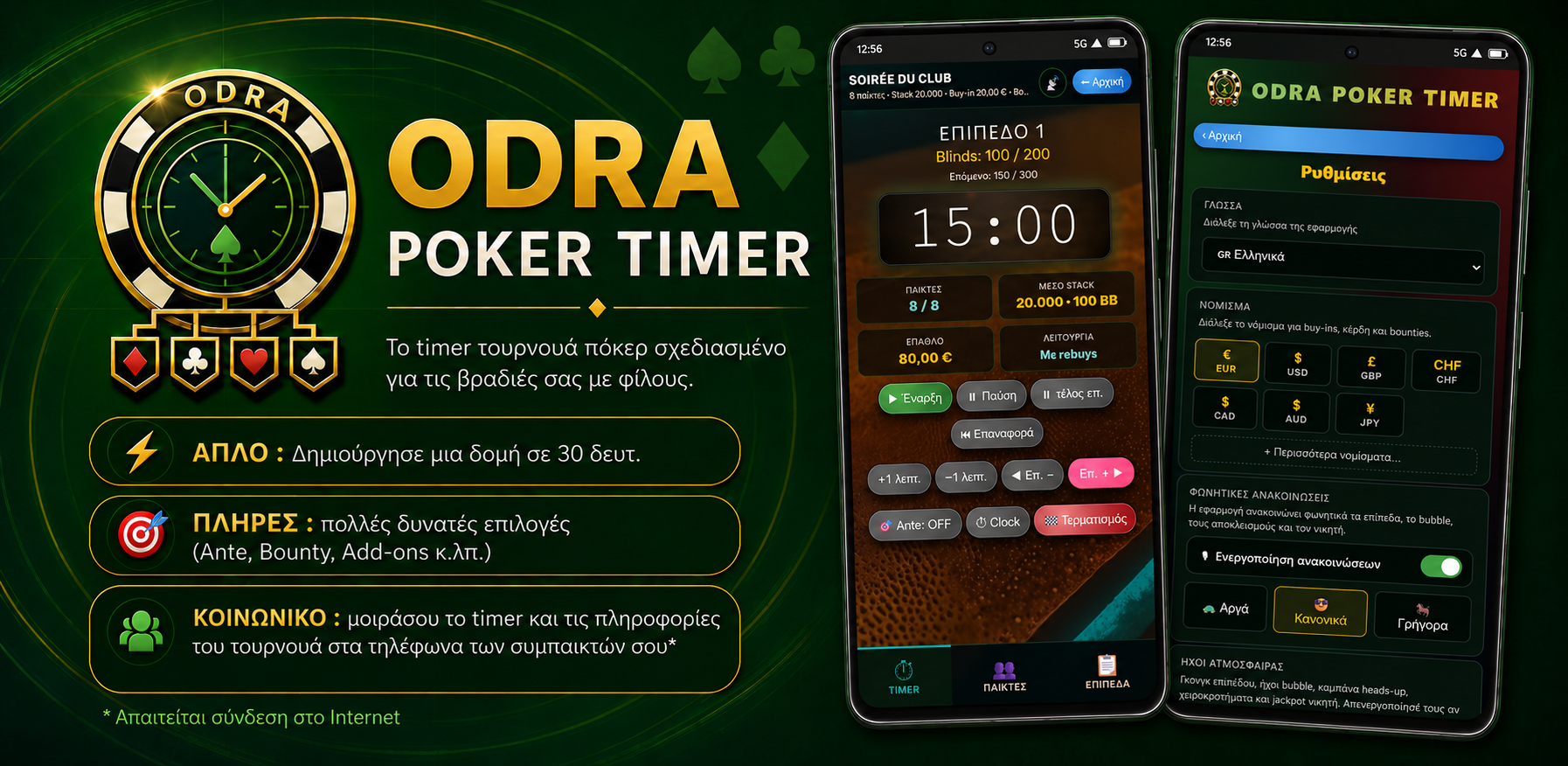 Odra Poker Timer — banner