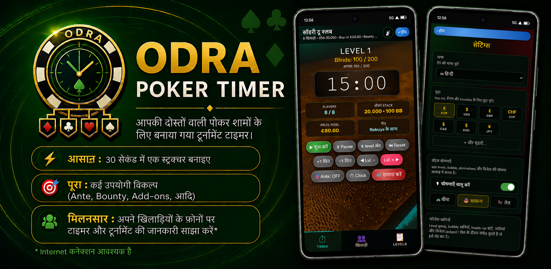 Odra Poker Timer — बैनर